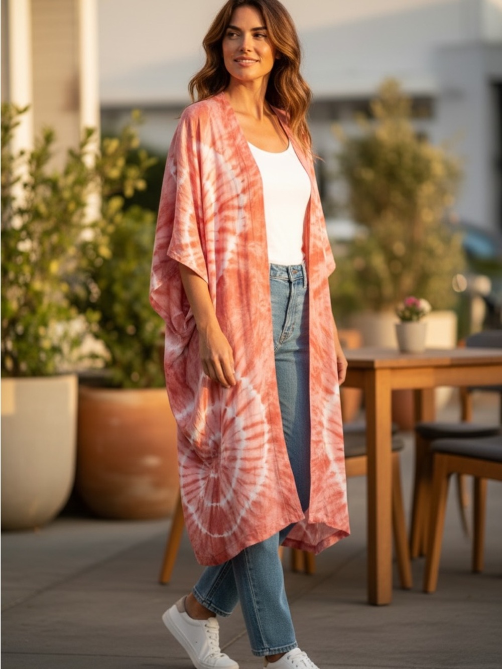 YFB- Young Fabulous & Broke Kana Tie-Dye Kimono